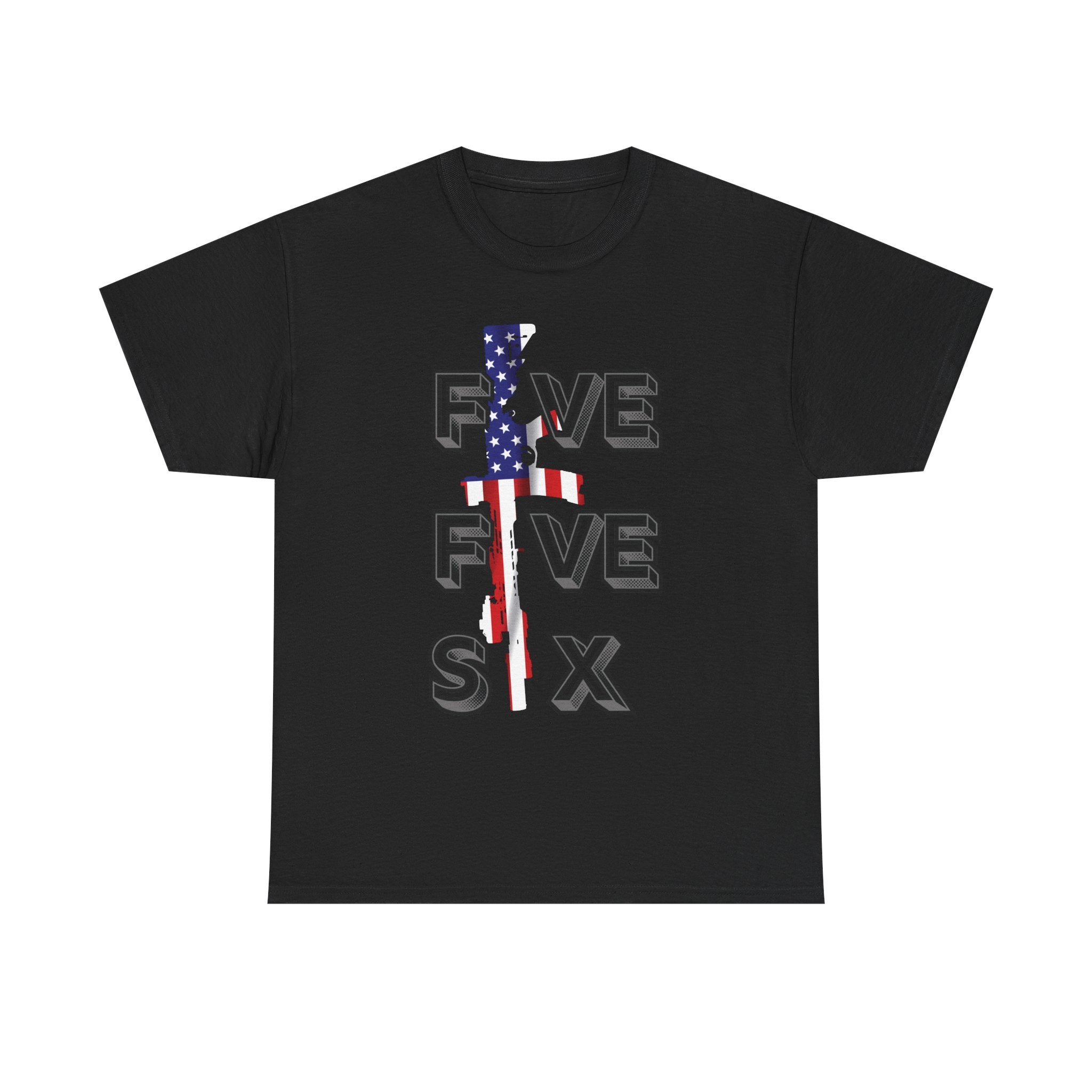 FIVE FIVE SIX T-Shirt | A Salute to American Precision Patriotic Graphic Tee