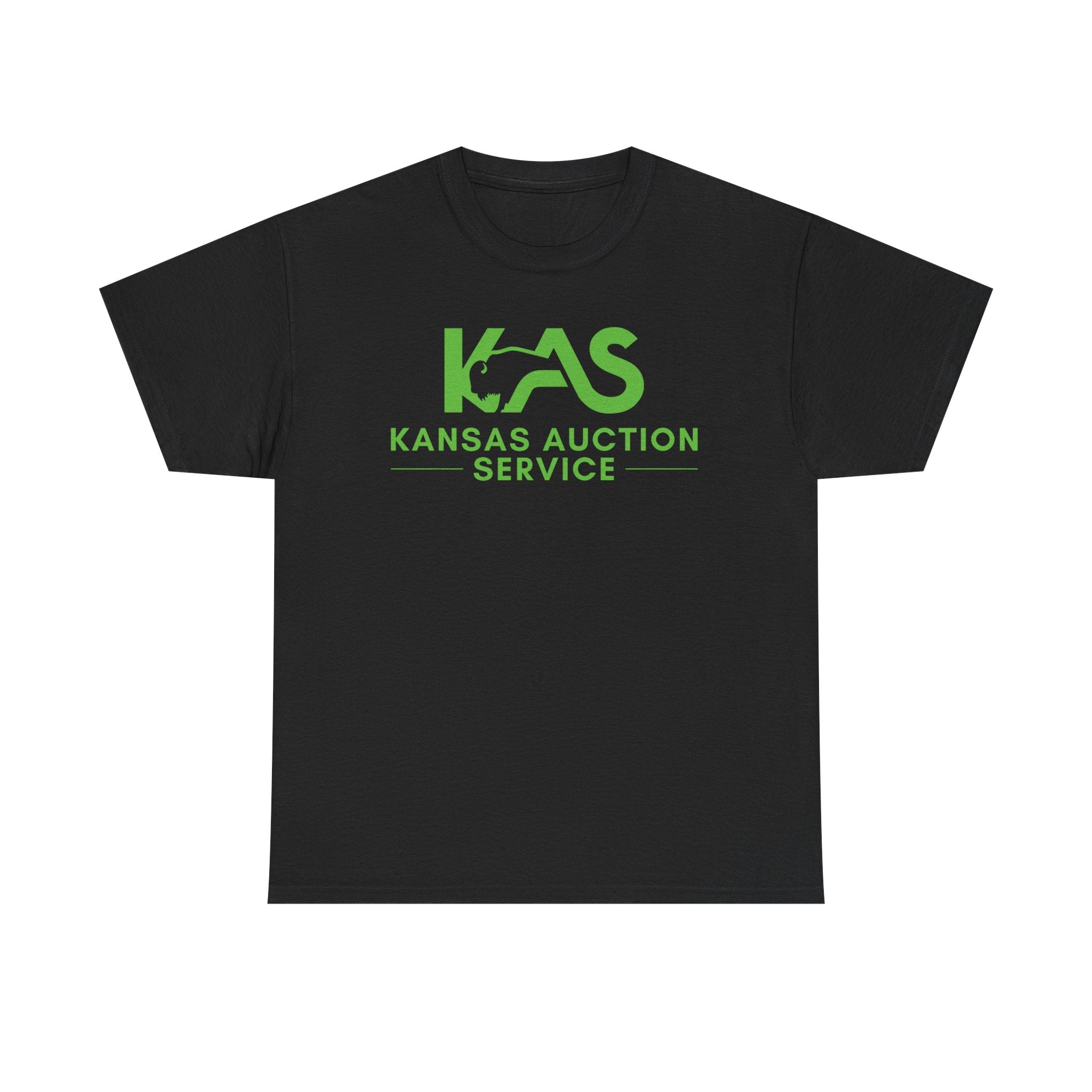 Kansas Auction Service T-Shirt | Full Frontal Edition (KAS Green Logo)
