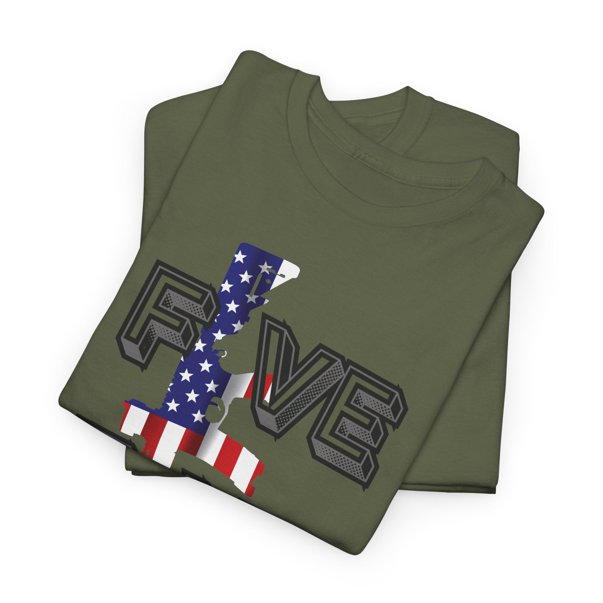 FIVE FIVE SIX T-Shirt | A Salute to American Precision Patriotic Graphic Tee