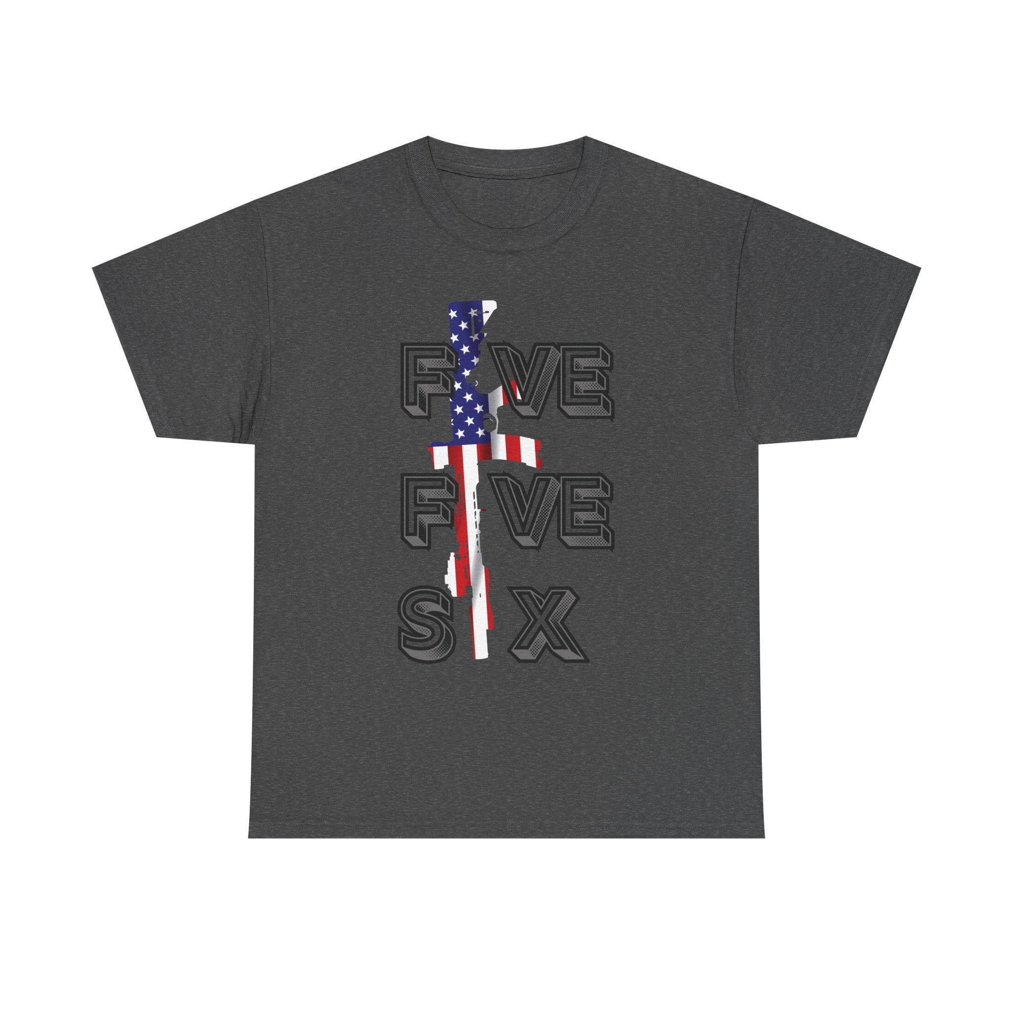 FIVE FIVE SIX T-Shirt | A Salute to American Precision Patriotic Graphic Tee