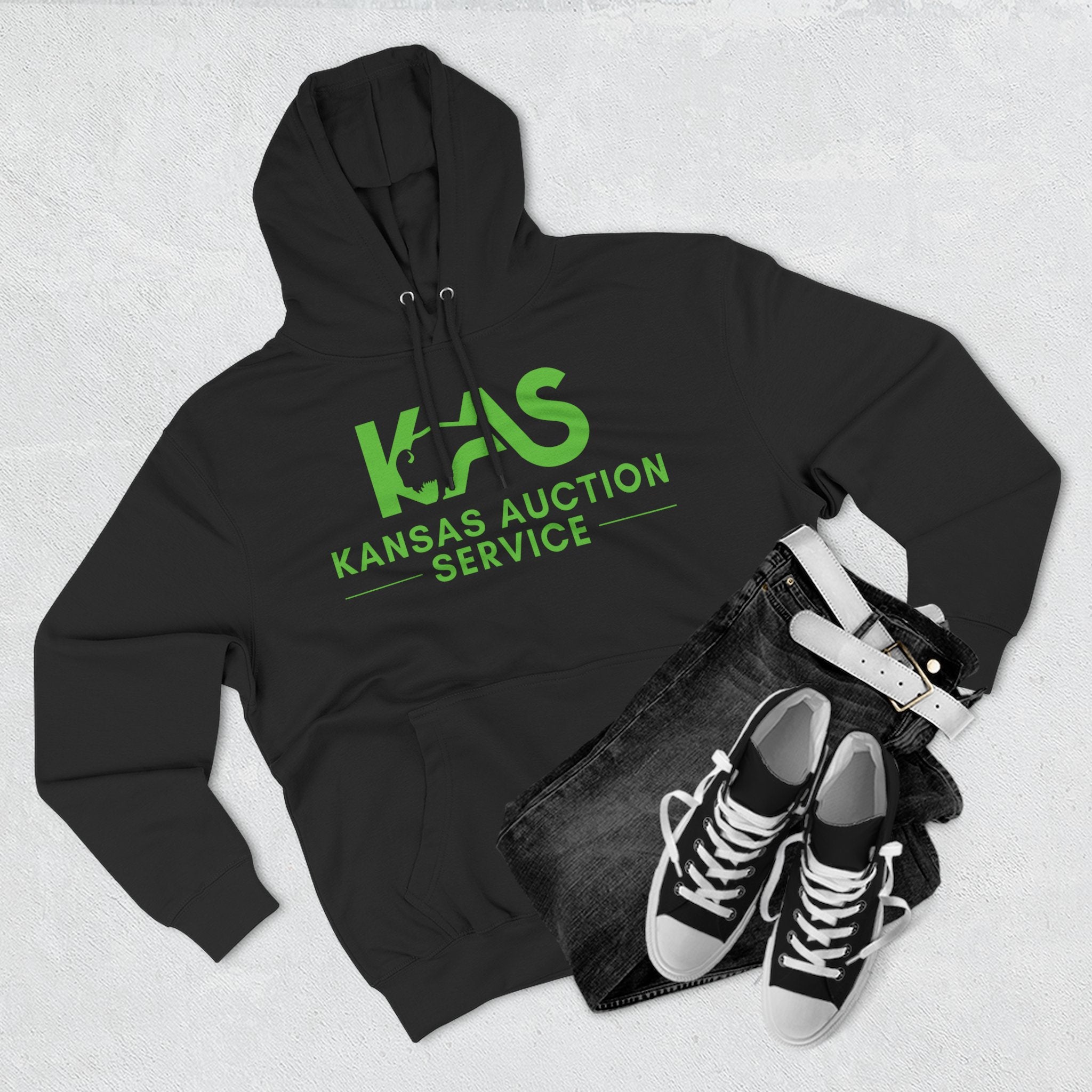 KAS Logo Hoodie | Full Frontal Fleece-lined Hooded Pullover