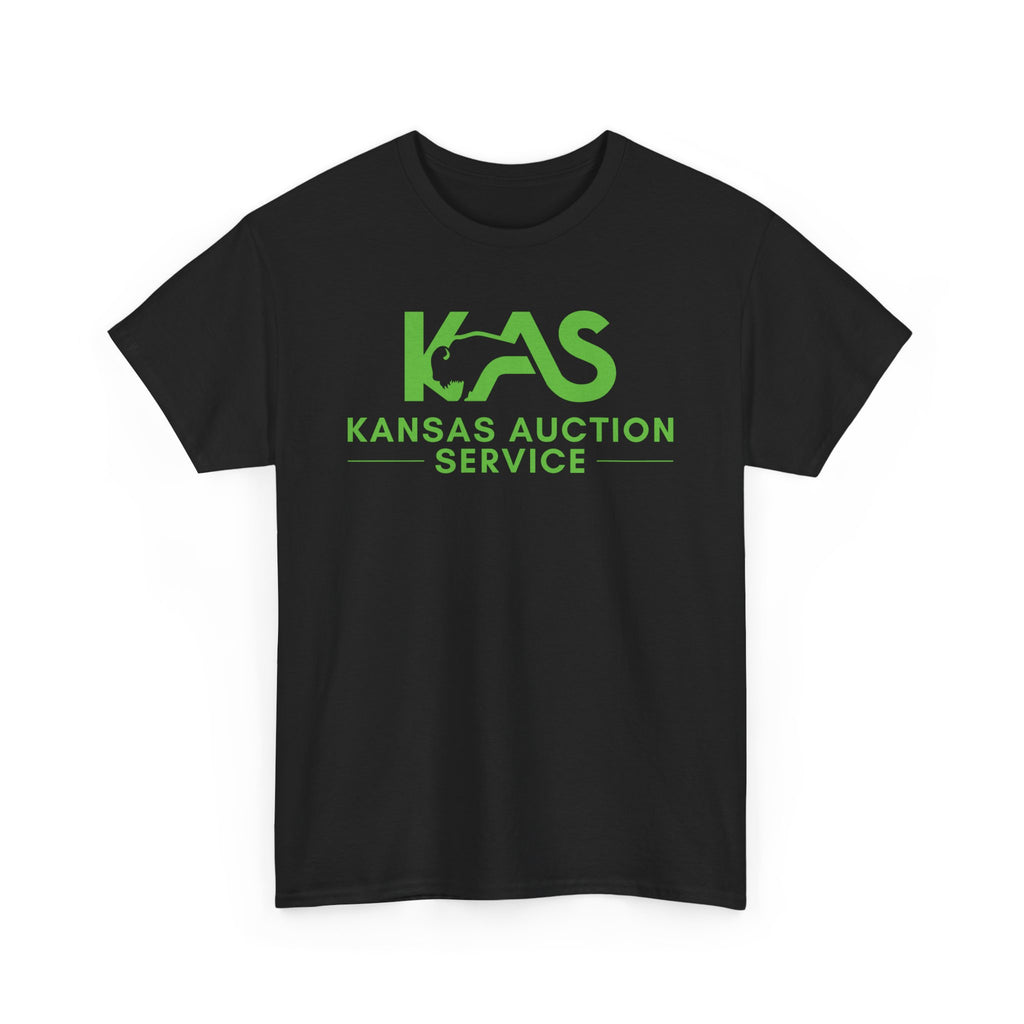 Kansas Auction Service T-Shirt | Full Frontal Edition (KAS Green Logo)