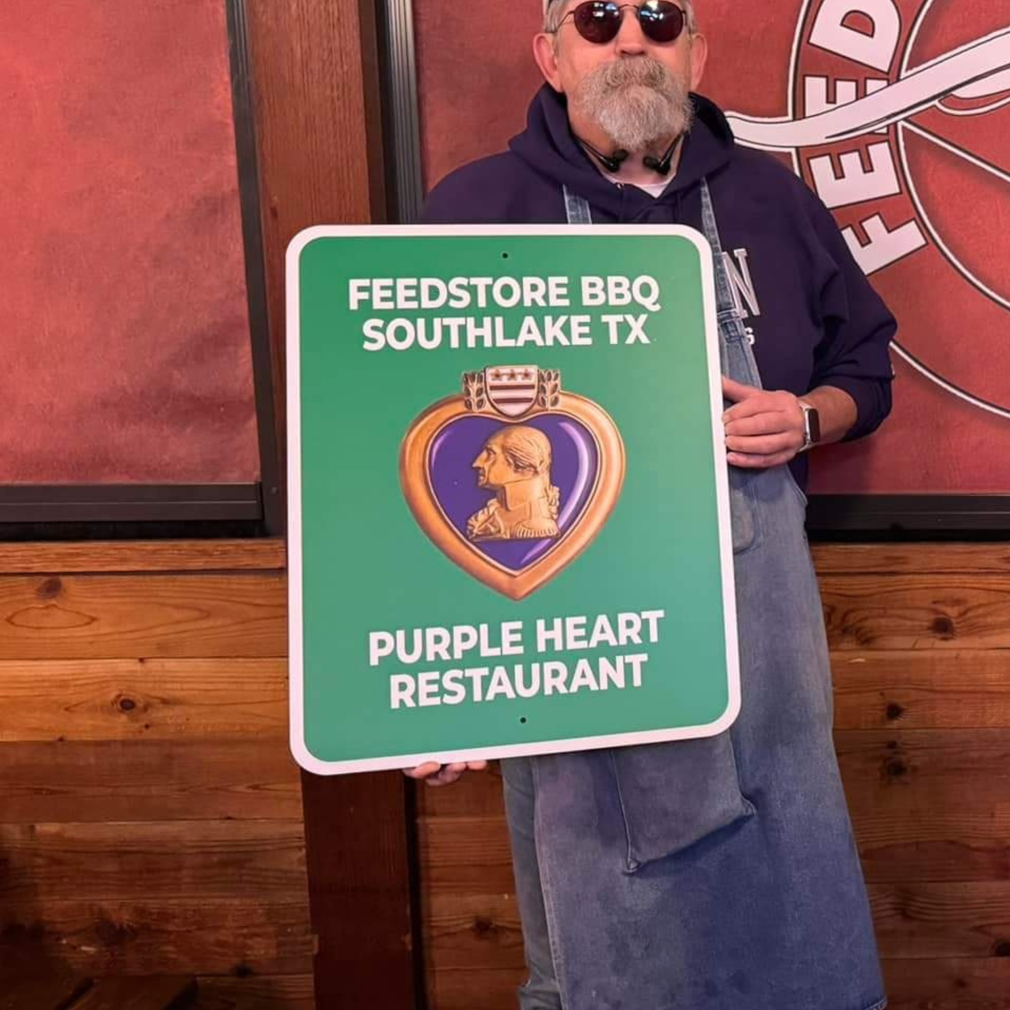 Purple Heart Trail Sign